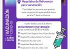 Desde este lunes se vacunará en los hospitales de referencia del Departamento Pueyrredón