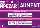 Programa Empezar: más del 50% aumento a beneficiarios