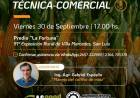 V. MERCEDES: disertación sobre manejo del cultivo de maíz