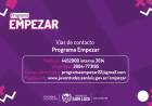 Programa Empezar: podrán inscribirse de modo online