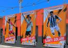 Arizona reconoció a los hermanos Solari y Santi Rodríguez por su momento en el fútbol, orgullo para ese pueblo. Notable gesto de la Municipalidad 