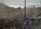 El fuego ocasionó daños a un tramo de fibra óptica 