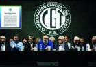 La CGT con paro se le planta a MILEI al DNU, Ley Ómnibus que destruyen derechos y la historia.No hay necesidad ni urgencia .