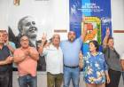 Oportuno brindis en el PJ Villa Mercedes.Maxi Frontera para que nadie se sienta que se salva solo.No es lo mismo lo institucional que lo político , para quede claro .