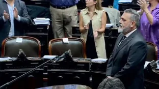 Juró PIPI ALI contra el atropello y el avasallamiento de las personas en el país y en San Luis y por su amada La Toma"