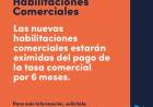 Mercedes:nuevos Comercios, eximición por 6 meses de Tasa. Fomento al  Comercio 