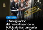 Saladillo:Poggi inauguró la Policía que hizo el Alberto y el Intendente "
