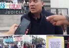Fuerte protesta de los Judiciales ante la falta de recomposición judicial .Hubo una plegada indirecta de los Funcionarios Judiciales .
