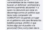 Quines y un escándalo.El Diputado Poggista Giménez, escrachado por presuntos abusos , aprovechado de su poder. Ya habría una investigación de oficio .