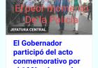 Hicieron ir a la Policía por sus 166 años en su peor momento.Miserias, persecución y muertes sin sentido .Nada que festejar, dice un Comisario 
