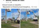 EDESAL invierte en Saladillo.La infraestructura quedó chica  ante el crecimiento de la localidad .El pedido del Intendente, fue escuchado .