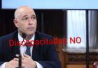 Bartolo Abdala, volvió a votar contra los Discapacitados.El PJ con aliados , lograron 63 votos y es ley .