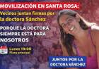 Santa Rosa se moviliza para que no se vaya una cardióloga, hostigada por política. El vaciamiento de la Salud Pública es total por la politización de los Hospitales.