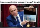 Abdala: la falta de previsión del Gobierno, provoca desastres como él de Estancia Grande. Agradezco él sacrificio de los Bomberos que sin nada, hacen mucho ".