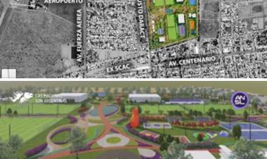 Parque San Luis.25 has que cambiarán la Ciudad.Salió a licitación 