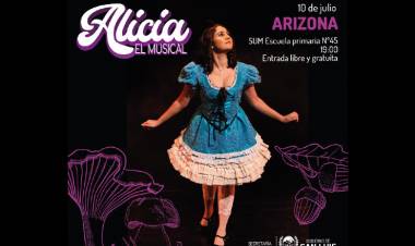  “Alicia, el musical” recorrerá la provincia en vacaciones 
