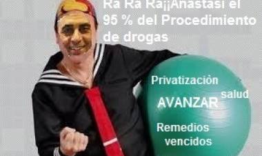Porque al corrupto de Hissa, le molesta tanto Anastasi??Quien es Hissa?Su saqueo cuando fue funcionario de Poggi.Le molesta que el 95 ? los procedimientos de droga lo haya hecho la Provincia