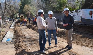 POTRERO DE LOS FUNES: pavimentan 14 cuadras