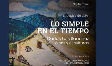 Muestra “Lo simple en el tiempo” en La Carolina