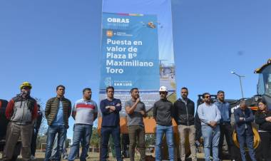 Tamayo y una nueva obra en el barrio Maximiliano Toro