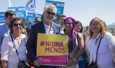 Alberto”la Secretaría NI UNA MENOS que fue ninguneada por el momento y hoy es una realidad de protección en San Luis , ejemplo nacional “