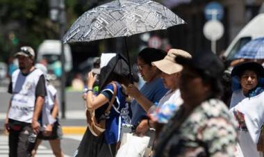 Ola de calor sin par en el país . En San Luis habrá 40 en varias localidades .Alerta amarilla 