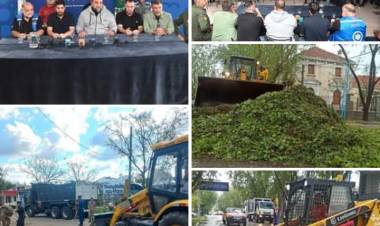 Frontera"caerse y levantarse para ser mejores.La Ciudad  estabilizada y seguimos.300 techos cambiados y falta, frente a una oposición sin empatía.