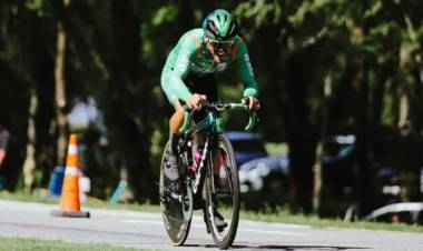 VUELTA DEL PORVENIR: Juan Pablo Dotti ganó la contrarreloj