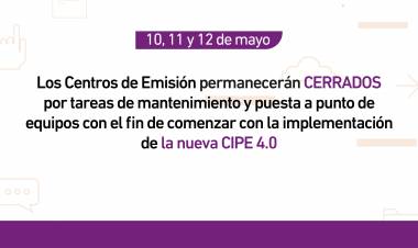 Mantenimiento programado: la CIPE se renueva