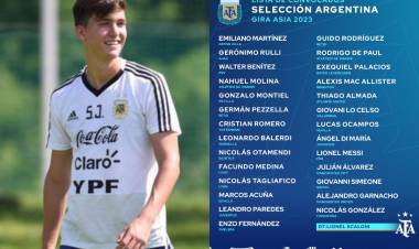 BALERDI CONVOCADO A LA SELECCIÓN PARA LA GIRA POR ASIA