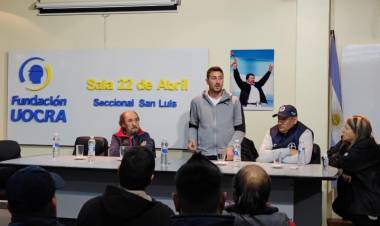 Juanpi Funes sumó a la UOCRA y fortalece posición hacia la Intendencia 