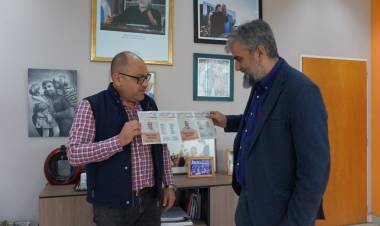 González con Jr. para ratificar rumbo .Una aceptación a ser Ministro  con mirada política 