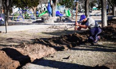 VILLA DE PRAGA: mano de obra local remodela la plaza