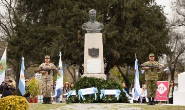 JUSTO DARACT: La Provincia honró al general San Martín