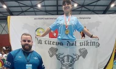 POWERLIFTING: Jimena Funes, campeona sudamericana
