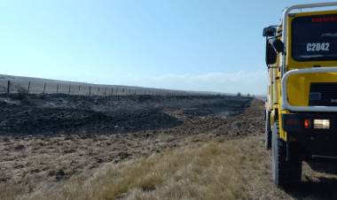LA TOMA: Bomberos Voluntarios sofocaron un incendio 