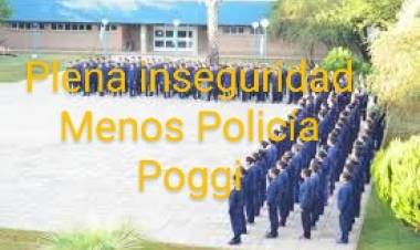 Histórico:por primera vez la Policía perderá una promoción.Un baño tapado es la causa, dicen en la Escuela .Se llama ajuste. Ante la inseguridad habrá menos Policías. Inédito