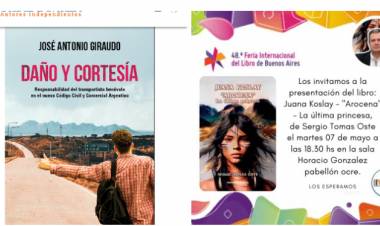 Sergio Oste y José Giraudo, presentarán libros en la Feria Nacional del Libro .Villa Mercedes y el valor cultural que infla el mercedinismo