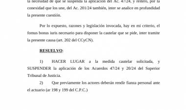 Jueces Poggistas contra las burradas del Superior Tribunal .Otra vez la Jueza Bona, haciendo favores políticos .El desprestigio ya es total .