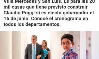 Pre Inscripción de 20 mil viviendas.La estafa electora de Poggi,  que espera sentencia judicial . Miles de Engañados  hasta hoy. La justicia busca que se prescriba.