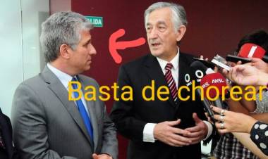 Rodríguez SAA:toda la obra que inaugura Poggi, tiene un globito arriba que dice la hizo el Alberto . Es desastroso que no acompañe los sueldos con la inflación .Quiere chorearse la plata"