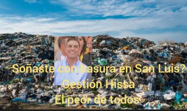 Hissa el sueño que se convirtió en pesadilla y basura para los Puntanos . Improvisación y desastre . 