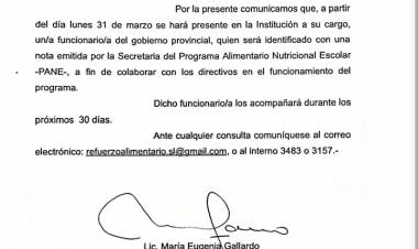 PANE GATE: ponen un Comisario Político en cada Escuela que quedan intervenidas de facto.Gallardo pasa por arriba a Araujito, Supervisión, Directores y Docentes.