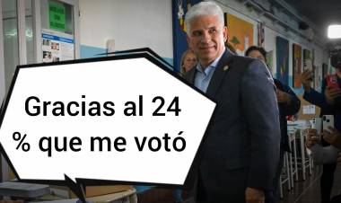 El conteo final confirmó que a POGGI lo votó el 24 del padrón.Ausencia por  hartazgo ?  Miedo? O desinformación?