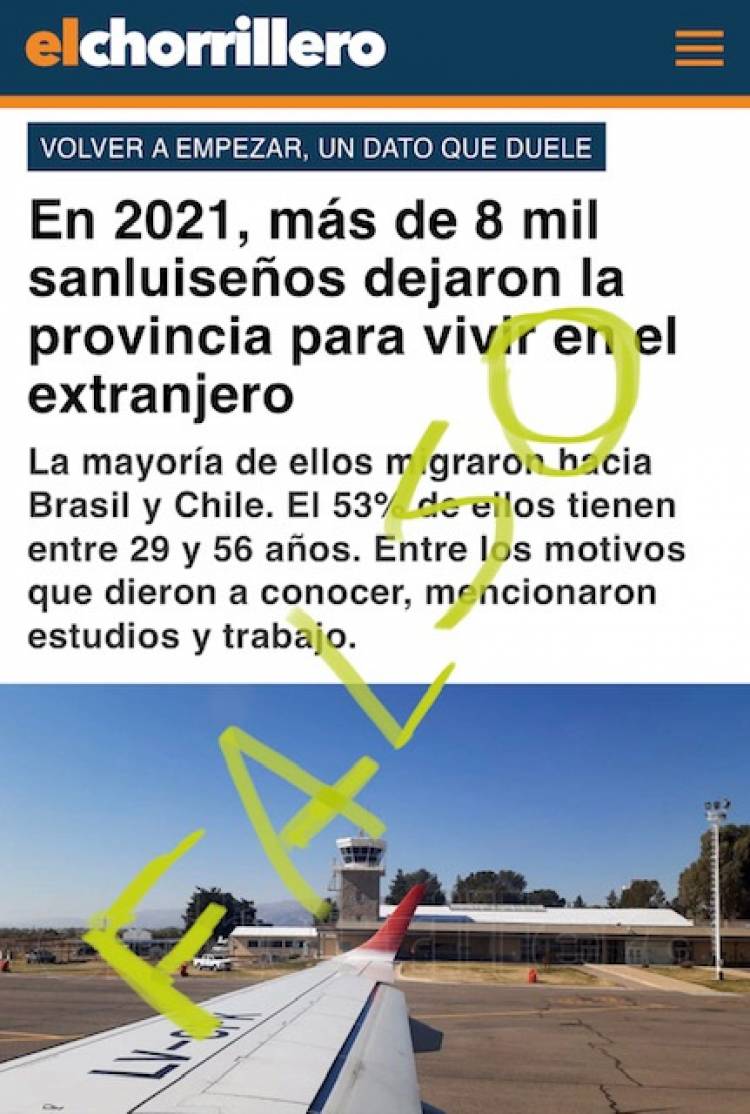 Que dice Chequeado.com sobre èsta mentira.Exclusivo informe.Que ganan con mentir???Solo esmerilar a San Luis.