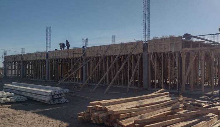 LA CALERA: progresa la construcción del Centro Integrador