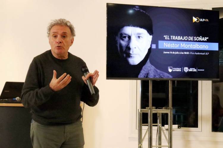 Néstor Montalbano en el Polo Audiovisual ULP