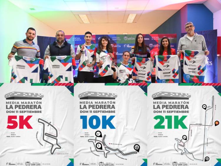 Presentaron la edición 2022 de la Media Maratón La Pedrera