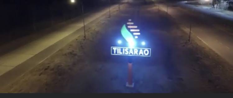 Tilisarao innova.Un cartel de ingreso acorde a su historia 