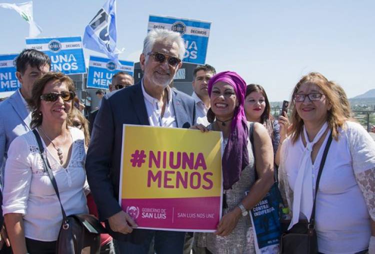 Alberto”la Secretaría NI UNA MENOS que fue ninguneada por el momento y hoy es una realidad de protección en San Luis , ejemplo nacional “